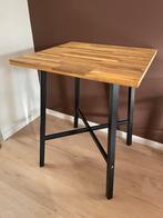 Bartafel/statafel met houten blad, Ophalen, Gebruikt