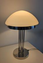 Mooie vintage Art Deco / Bauhaus mushroom lamp met opaal kap, Huis en Inrichting, Lampen | Tafellampen, Ophalen of Verzenden, Glas