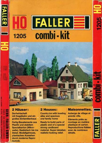 Faller H0 1205 combi Kit Dorfwirtschaft mit Kegelbahn beschikbaar voor biedingen