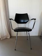 Vintage buisframe stoel, Ophalen, Gebruikt, Zwart, Vintage