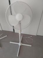 2x Statiefventilator - 3 Snelheden en links naar rechts, Ophalen of Verzenden, Gebruikt, Statiefventilator