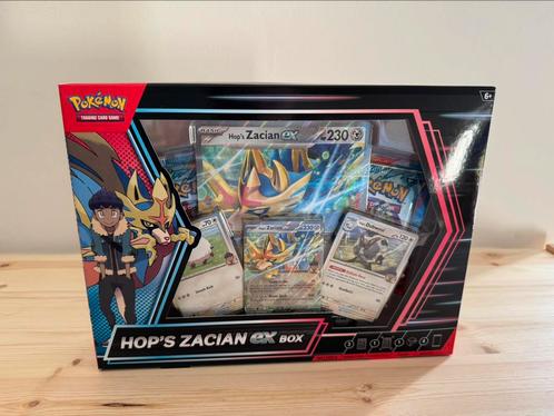 Pokemon Hop’s Zacian ex box, Hobby en Vrije tijd, Verzamelkaartspellen | Pokémon, Nieuw, Boosterbox, Foil, Ophalen of Verzenden