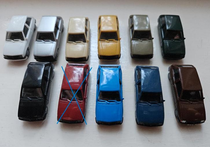 1:87 Opel Corsa A 3-deurs Herpa kies je kleur €4 / st, Hobby en Vrije tijd, Modelauto's | 1:87, Zo goed als nieuw, Auto, Herpa