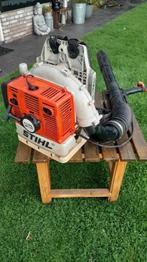 Professionele rug bladblazer blad blazer stihl br 420, Tuin en Terras, Bladblazers, Ophalen, Benzine, Gebruikt, Ruggedragen