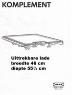 Uittrekbare lade Komplement  inbouwbreedte 46 cm, Nieuw, Minder dan 100 cm, Met lade(s), 50 tot 75 cm