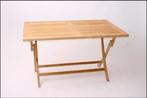 Klaptafel TEAKHOUT 160x90 cm, plat inklapbaar, 1 op voorraad, Tuin en Terras, Picknicktafels, Nieuw, Hout, Inklapbaar