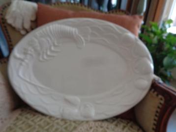 Brocante Grote Visschaal Kreeft uit Portugal ** Mimosa ** beschikbaar voor biedingen