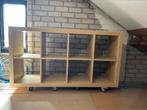Ikea kallax vakkenkast 8 vakken bruin, Ophalen, Gebruikt