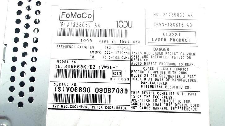 Cd speler Volvo XC60, Auto diversen, Autoradio's, Ophalen of Verzenden