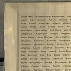 Spiegel met namen Randstad 2000, Huis en Inrichting, Ophalen, Gebruikt, Randstad, Spiegel