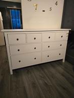 Zeer nette ikea hemnes ladekast wit gebeitst met 8 lades., 5 laden of meer, Minder dan 100 cm, 25 tot 50 cm, Zo goed als nieuw