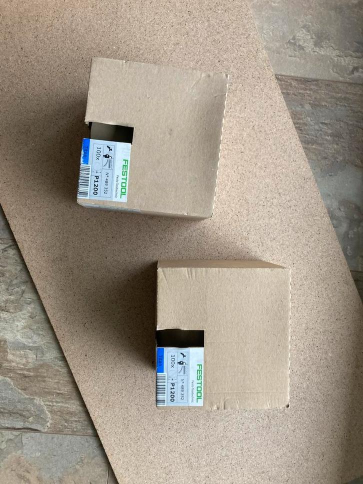 Festool Titan P1200 schuurschijven - 160 stuks, Doe-het-zelf en Verbouw, Gereedschap | Schuurmachines, Zo goed als nieuw, Overige typen