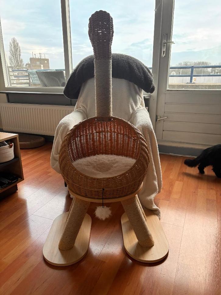 Krabpaal dino, Dieren en Toebehoren, Krabmeubelen, Zo goed als nieuw, Krabpaal, Ophalen