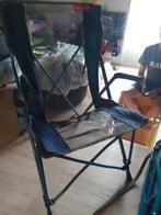 4 campingstoelen decathlon en 1 campingstoel met voetenbank, Ophalen, Gebruikt, Campingstoel