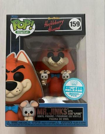 Funko Pop NFT  Hanna Barbera Huckleberry Hound: Mr. Jinks beschikbaar voor biedingen