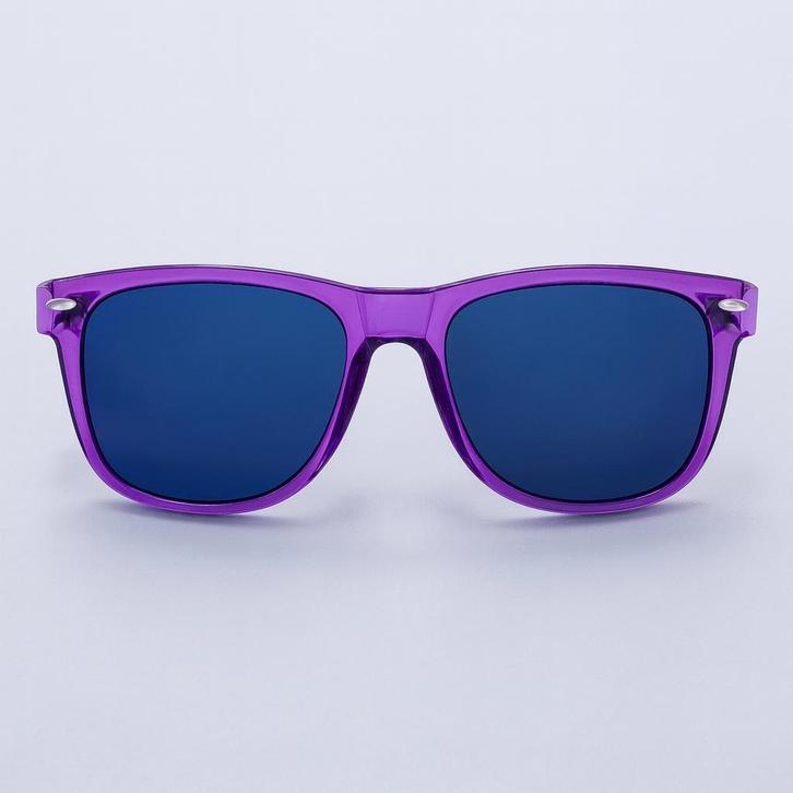 Partij paarse Distressed zonnebrillen 2215-24, Sieraden, Tassen en Uiterlijk, Zonnebrillen en Brillen | Dames, Nieuw, Zonnebril