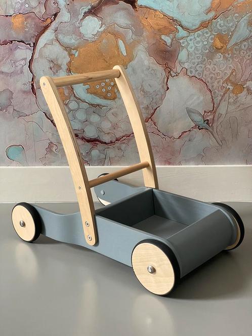 Houten loopwagen Bandits & Angels, Kinderen en Baby's, Speelgoed | Houten speelgoed, Nieuw, Duw- of Trekspeelgoed, Ophalen of Verzenden