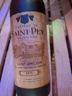 Chateau Saint-Pey Grand Cru 1971, Gebruikt, Frankrijk, Ophalen of Verzenden, Rode wijn