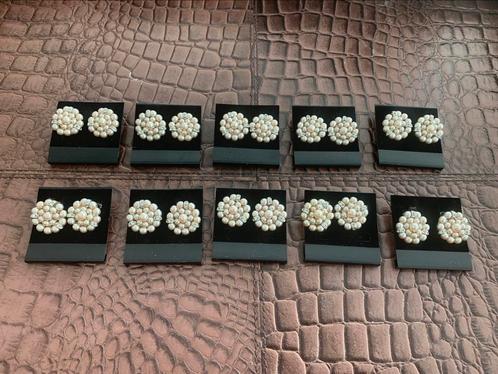 Partij 10 paar parel oorclips CL14, Sieraden, Tassen en Uiterlijk, Oorbellen, Nieuw, Ophalen of Verzenden