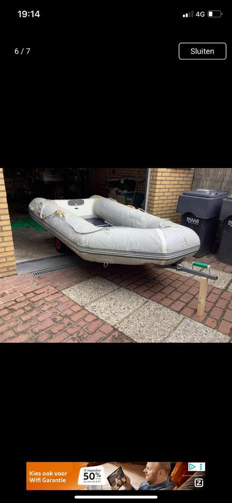 Lodestar motorboot opblaasboot 5pk yamaha, Watersport en Boten, Bootonderdelen, Zo goed als nieuw, Motor en Techniek, Motorboot