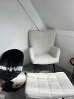 Fauteuil off white, Huis en Inrichting, Minder dan 75 cm, Ophalen of Verzenden, Zo goed als nieuw, 50 tot 75 cm
