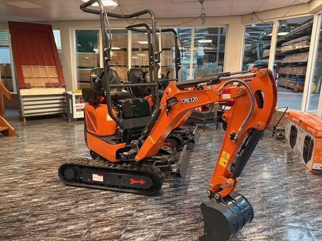 2x Mini graafmachine 1200 kg, Zakelijke goederen, Machines en Bouw | Kranen en Graafmachines, Graafmachine, Ophalen