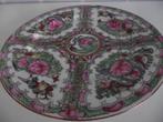 porselein Canton Famille Rose-medaillon bord 26cm Macau 1960, Antiek en Kunst, Antiek | Porselein, Ophalen of Verzenden