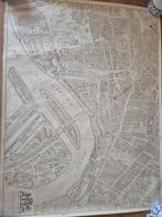 Plattegrond van Rotterdam omstreeks 1930, Boeken, Atlassen en Landkaarten, Gelezen, Ophalen of Verzenden, Landkaart, 1800 tot 2000