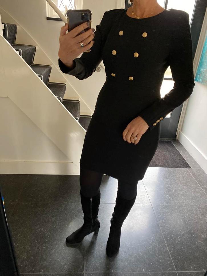 SuperTrash, prachtig/stijlvol little black dress, maat S/M, Kleding | Dames, Jurken, Zo goed als nieuw, Maat 36 (S), Zwart, Boven de knie