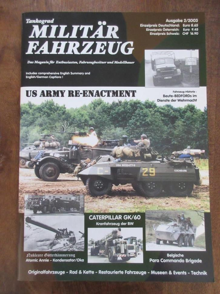 Militar Fahrzeug US ARMY RE-ENACTMENT Beute Bedfords, Boeken, Oorlog en Militair, Gelezen, Ophalen of Verzenden