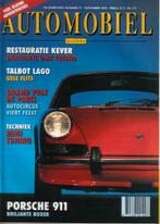 Automobiel 11 1993 : Porsche 911S - VW Kever - Mini Cooper, Ophalen of Verzenden, Gelezen, Algemeen