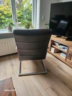 2 Henders & Hazel leren fauteuils in goede staat, Huis en Inrichting, Fauteuils, Ophalen, 75 tot 100 cm, Zo goed als nieuw, Metaal