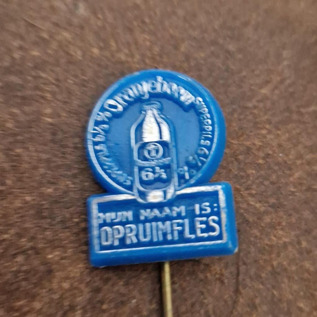 SPELDJE Opruimfles Oranjeboom, Verzamelen, Biermerken, Ophalen of Verzenden, Zo goed als nieuw