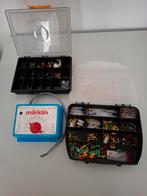 Marklin 2 sorteerbakken met onderdelen en trafo, Hobby en Vrije tijd, Modeltreinen | H0, Wisselstroom, Gebruikt, Overige typen