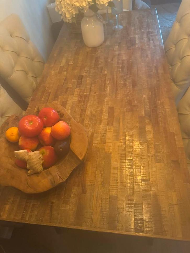 Fonq Tafel 160x80 cm, Huis en Inrichting, Tafels | Eettafels, Gebruikt, 50 tot 100 cm, 150 tot 200 cm, Vier personen, Rechthoekig