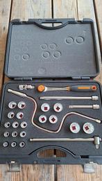 Bahco Doppenset 1/2" ronde ratel, twaalfkant, metrisch NIEUW, Auto diversen, Autogereedschap, Info@bahco.com, Bahco, Nieuw, Ophalen of Verzenden