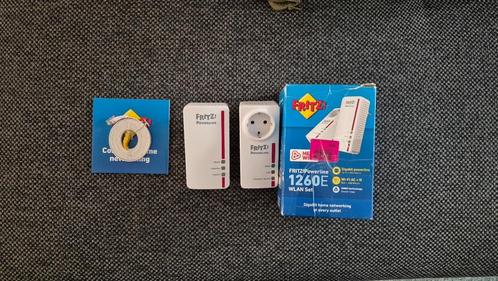 FRITZ!Powerline 1260E WLAN Set – Hardly Used – In Box, Computers en Software, Powerlines, Gebruikt, Verzenden