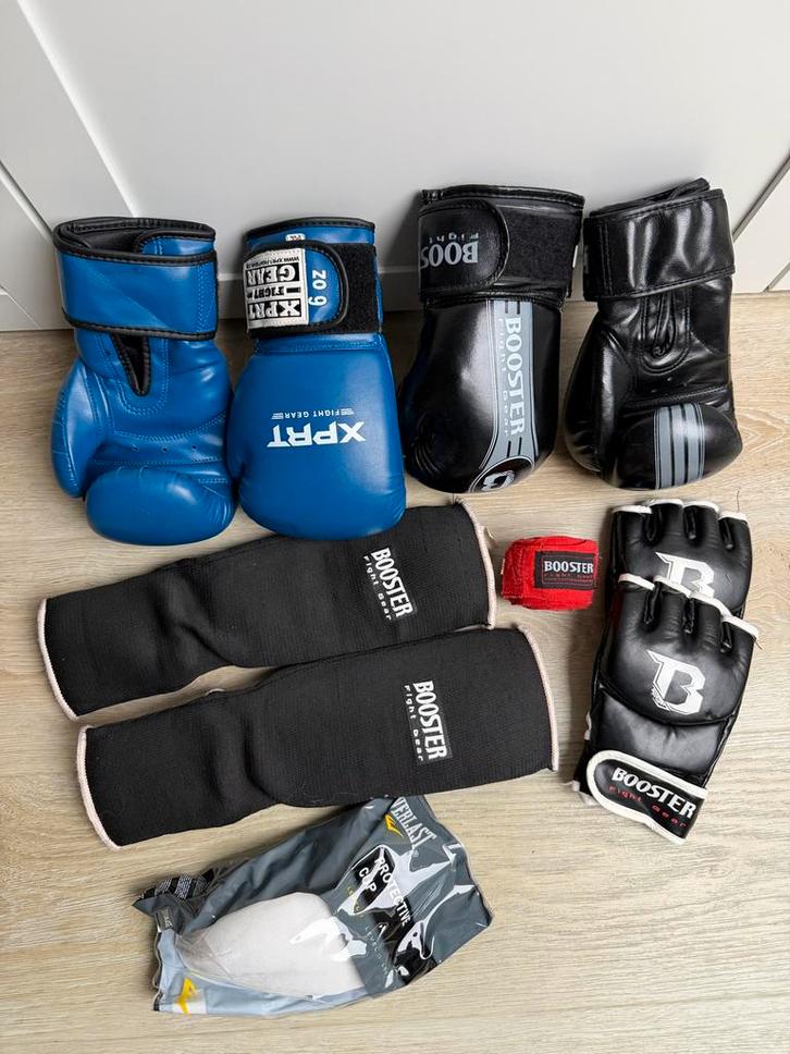 Kickboks set voor kinderen - 6OZ handschoenen, Sport en Fitness, Vechtsporten en Zelfverdediging, Gebruikt, Overige, Vechtsportbescherming