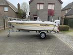 Topcraft 440 millennium met 50pk honda motor, Watersport en Boten, Vis- en Consoleboten, Benzine, Buitenboordmotor, Polyester