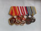 CCCP MEDAILLES SET, Verzamelen, Militaria | Algemeen, Ophalen of Verzenden, Landmacht, Lintje, Medaille of Wings