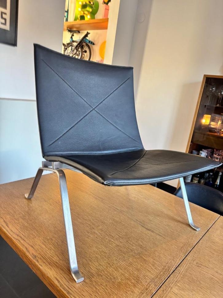 PK22 fauteuil van Poul Kjaerholm E. Kold Christensen, Huis en Inrichting, Fauteuils, Zo goed als nieuw, 75 tot 100 cm, Ophalen