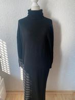 Zwarte maxi col jurk ONE SIZE., Kleding | Dames, Jurken, Ophalen of Verzenden, Zo goed als nieuw