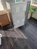 Metaal locker kastje ikea grijs, Huis en Inrichting, Kasten | Lockerkasten, Ophalen, Gebruikt