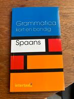 Spaans gramatica Y. Mateos Ortega - kort en bondig intertaal, Boeken, Overige vakken, Ophalen of Verzenden, Zo goed als nieuw