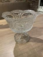 Kristal glas serveerschaal, Ophalen