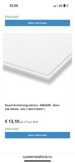 Knauf Armstrong Prima Sahara doorzak tegel 60x60, Doe-het-zelf en Verbouw, Platen en Panelen, Ophalen, Zo goed als nieuw