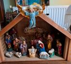 Kerstgroep 18 beelden jaren 1960 en kerststal, Ophalen