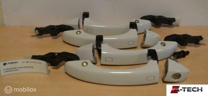 Portiergreep Set met led Audi Q7 4M quattro ('15-'18), Auto-onderdelen, Klein materiaal, Audi, Gebruikt, Ophalen of Verzenden