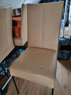 eetkamer 6 stoelen, Huis en Inrichting, Ophalen, Gebruikt, Leer, Vijf, Zes of meer stoelen