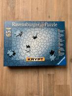 Ravensburger krypt legpuzzel 654 stukjes zilver, Hobby en Vrije tijd, Denksport en Puzzels, Ophalen of Verzenden, 500 t/m 1500 stukjes